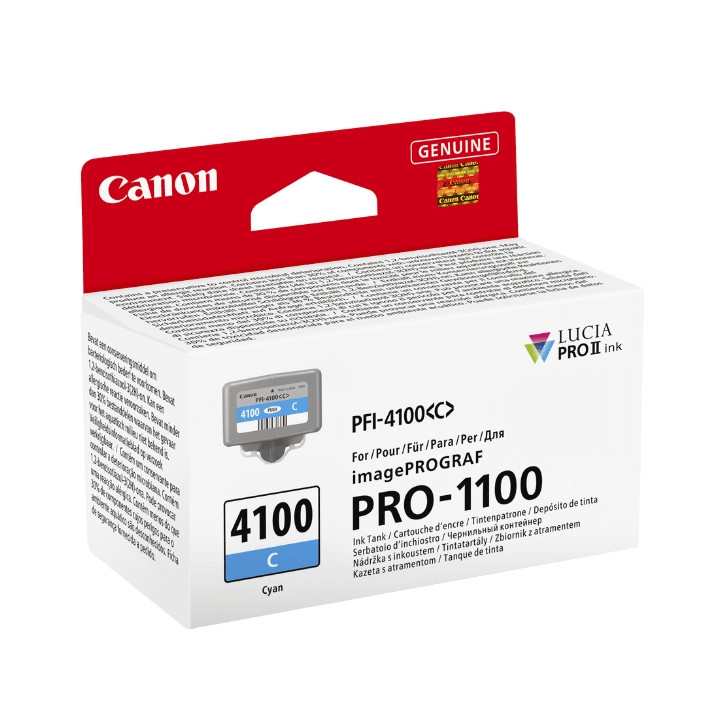 Консуматив Canon PFI-4100, Cyan, 80ml - 6778C001AA - 1