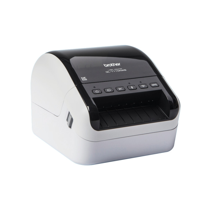Етикетен принтер Brother QL-1110NWBc, Direct Thermal, 300x300 dpi, 110mm/s, USB/LAN/Wi-Fi/Bluetooth - QL1110NWBCYJ1 - 1
