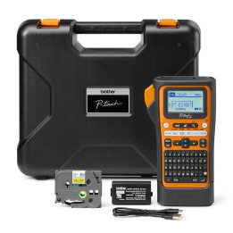 Етикираща система Brother PT-E310BTVP, LCD дисплей, Bluetooth, USB Type-C, 18mm лента - PTE310BTVPQL1 - 1