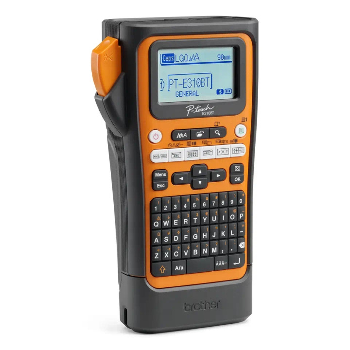 Етикираща система Brother PT-E310BTVP, LCD дисплей, Bluetooth, USB Type-C, 18mm лента - PTE310BTVPQL1 - 4