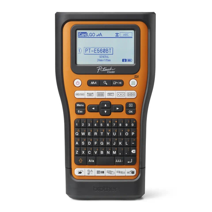 Етикираща система Brother PT-E560BTVP, Handheld Industrial, 180 dpi, LCD екран, USB/Bluetooth - PTE560BTVPQL1 - 2
