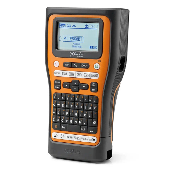 Етикираща система Brother PT-E560BTVP, Handheld Industrial, 180 dpi, LCD екран, USB/Bluetooth - PTE560BTVPQL1 - 3