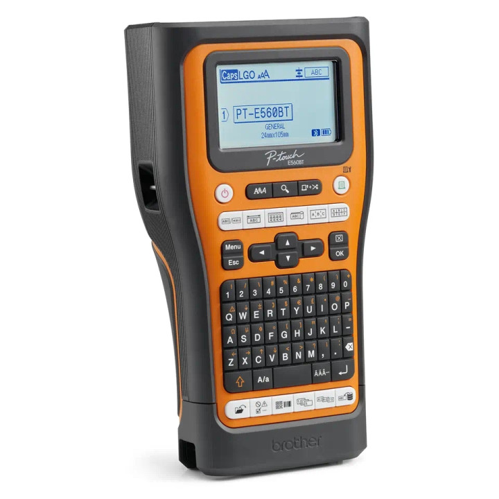 Етикираща система Brother PT-E560BTVP, Handheld Industrial, 180 dpi, LCD екран, USB/Bluetooth - PTE560BTVPQL1 - 4
