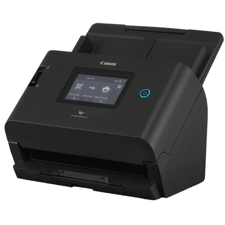 Скенер Canon imageFORMULA DR-S350NW, A4, двустранен, 50ppm, 600dpi, USB 3.2/LAN/Wi-Fi + Readiris PDF Essentials - 6897C009AA_475