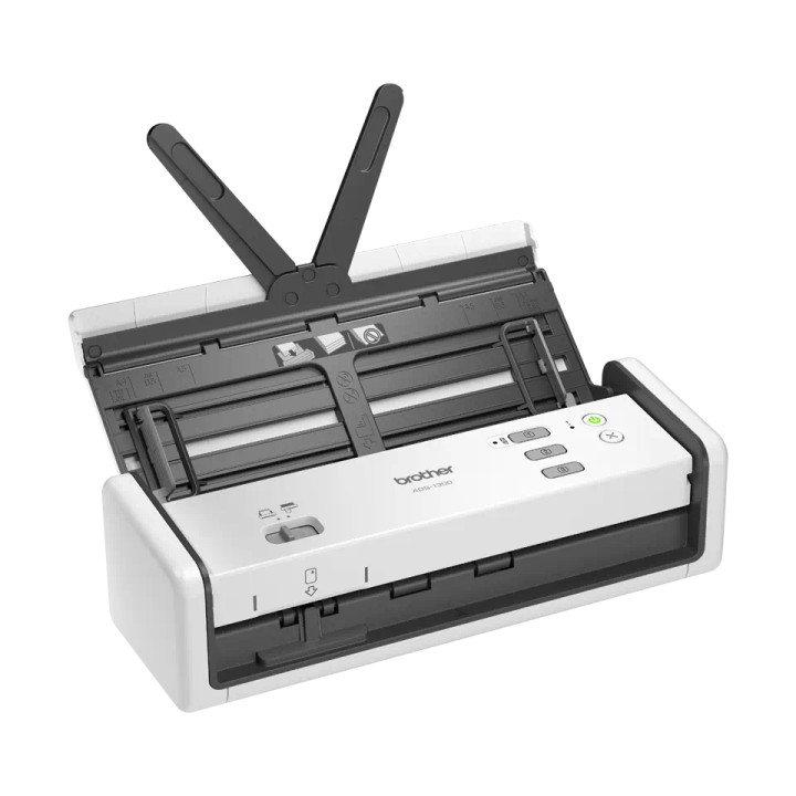 Скенер Brother ADS-1300, Sheet-fed, 600x600 dpi, 30 ppm, USB Type-C - ADS1300TC1 - 3