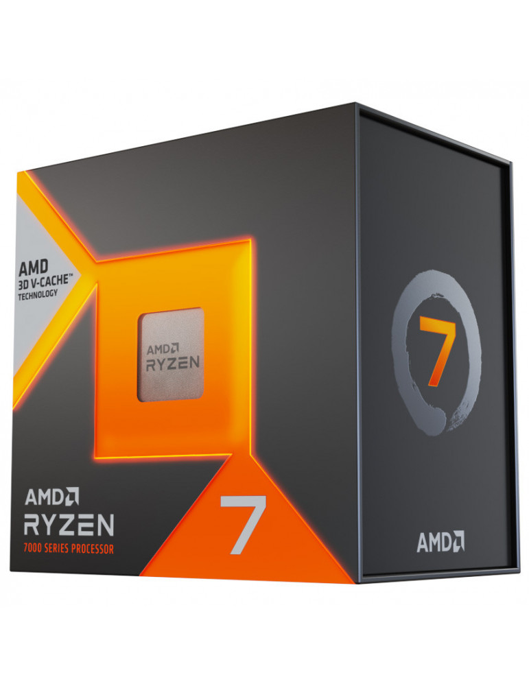 Процесор AMD RYZEN 7 7800X3D 8-Core 4.2 GHz (5.0 GHz Turbo) 96MB/120W/AM5/BOX, No Cooler - 100-100000910WOF