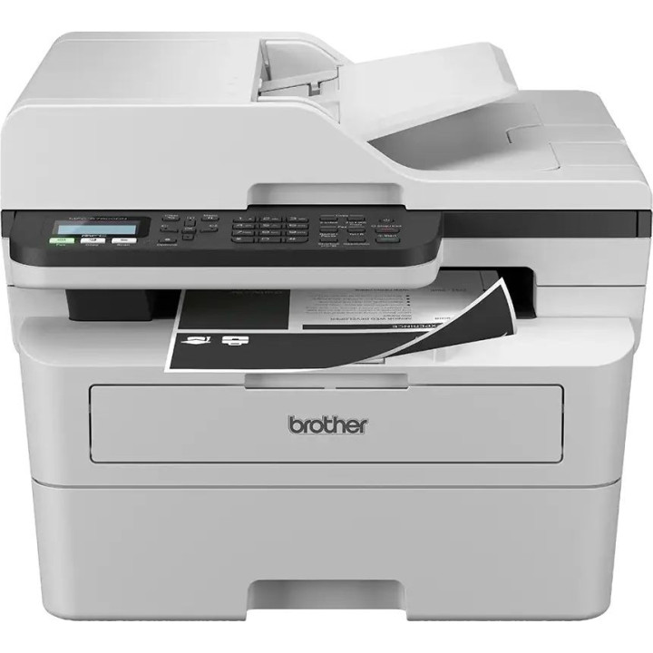 Лазерно многофункционално устройство Brother MFC-B7800DN, Print/Copy/Scan/Fax, 34 ppm, 1200x1200 dpi, ADF 50 sheets, USB/LAN - M
