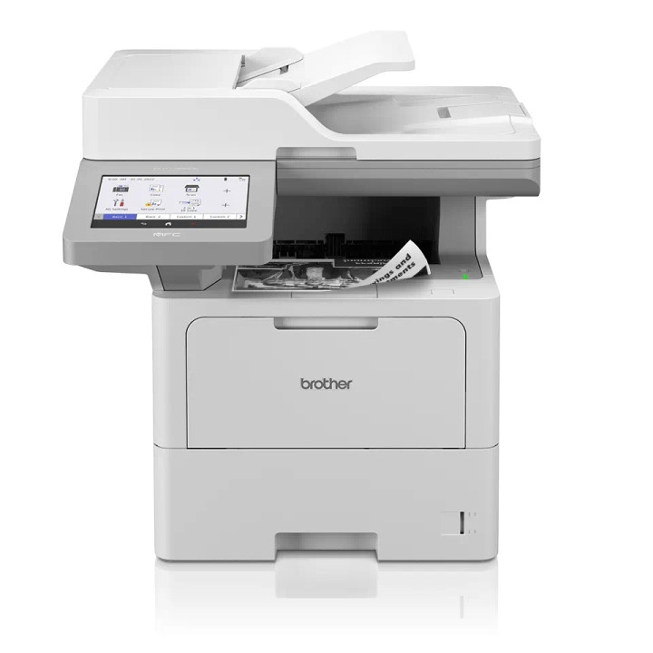 Лазерно многофункционално устройство Brother MFC-L6910DN, печат/копиране/сканиране/факс, 50 стр./мин, 1200x1200 dpi, ADF, дуплек