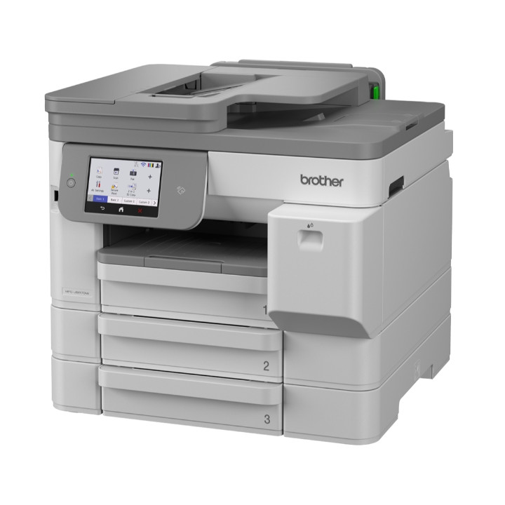 Мастилоструйно многофункционално устройство Brother MFC-J5117DW, Print/Copy/Scan/Fax, 28ppm черно, 26ppm цветно, 10.9" сензорен 