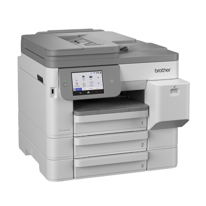 Мастилоструйно многофункционално устройство Brother MFC-J5117DW, Print/Copy/Scan/Fax, 28ppm черно, 26ppm цветно, 10.9" сензорен 