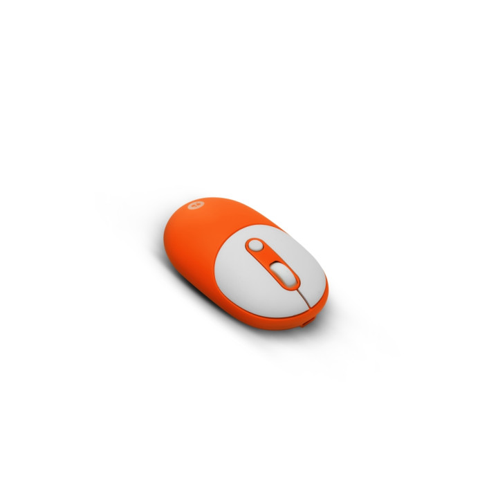 Комплект безжична клавиатура и мишка Acer PackardBell The Dot Combo PBA 600, 85 клавиша, 3 бутона, USB-A, оранжев - GP.ACC11.041
