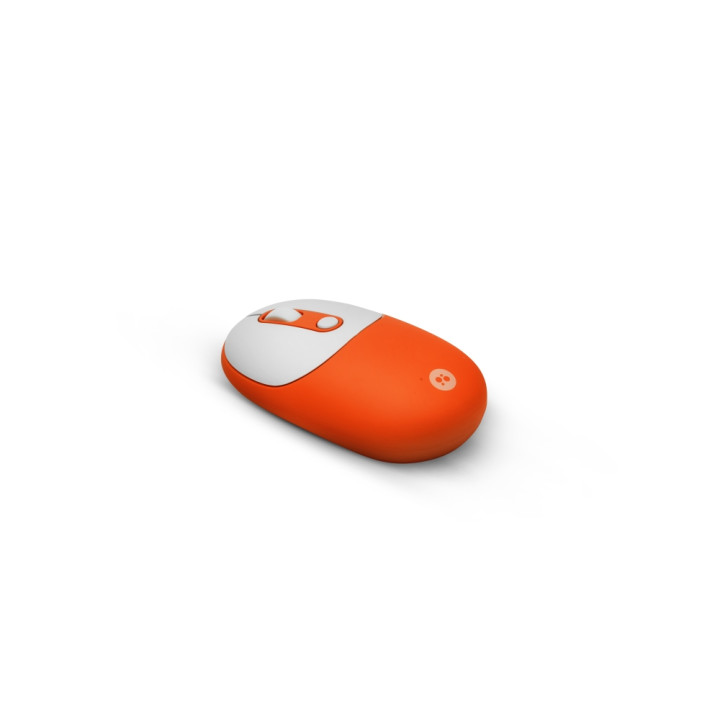 Комплект безжична клавиатура и мишка Acer PackardBell The Dot Combo PBA 600, 85 клавиша, 3 бутона, USB-A, оранжев - GP.ACC11.041