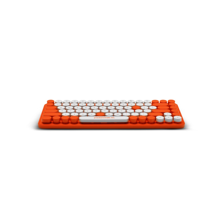 Комплект безжична клавиатура и мишка Acer PackardBell The Dot Combo PBA 600, 85 клавиша, 3 бутона, USB-A, оранжев - GP.ACC11.041