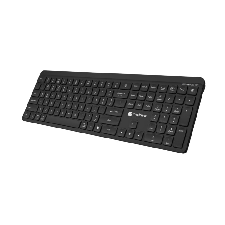 Безжична клавиатура Natec Tang, Bluetooth + 2.4GHz, Silent, Slim, USLayout - NKL-2468 - 3