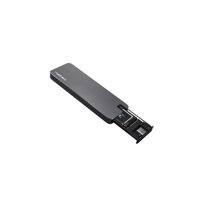 Кутия за твърд диск Natec Rhino, M.2 NVMe, USB-C 3.1 Gen 2, алуминий - NKZ-1953 - 1