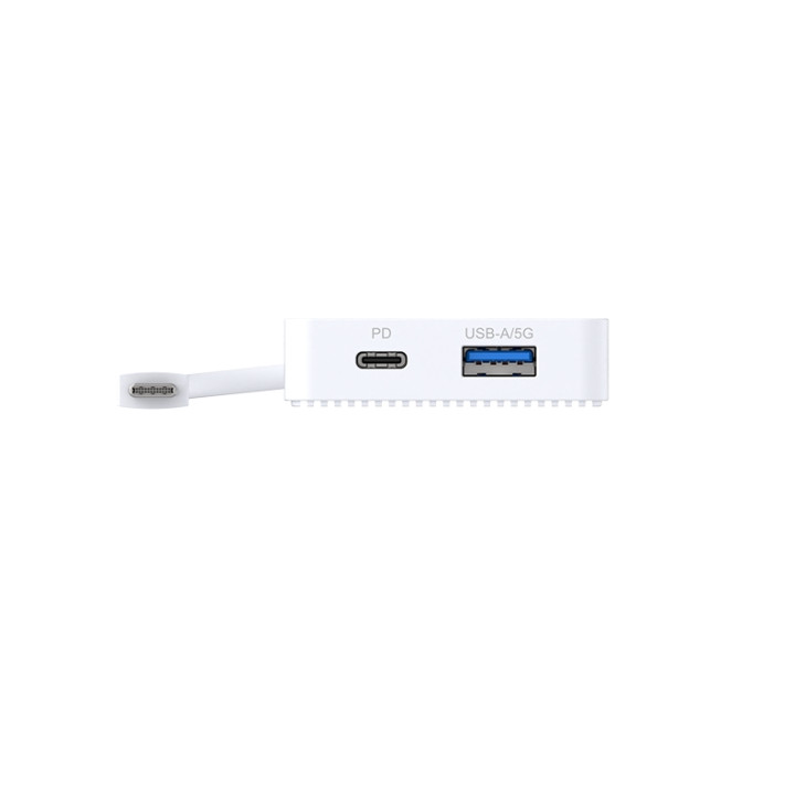 USB хъб D-Link 5-в-1 USB-C с безжичен HDMI, 2x USB-C 3.0, 1x USB-A 3.0, HDMI 2.0 4K@60Hz, PD 85W - DUP-501 - 5