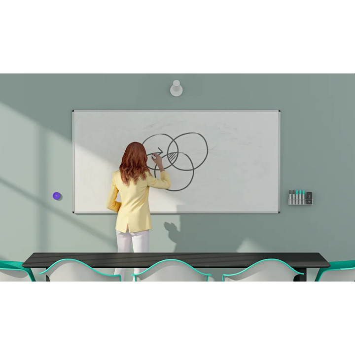 AI камера за бяла дъска Logitech Scribe, 1080p 15fps, White - 960-001332 - 2