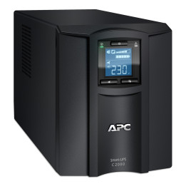 Непрекъсваем ТЗИ APC Smart-UPS C, 2000VA/1300W, LCD, Line-Interactive - SMC2000I - 1
