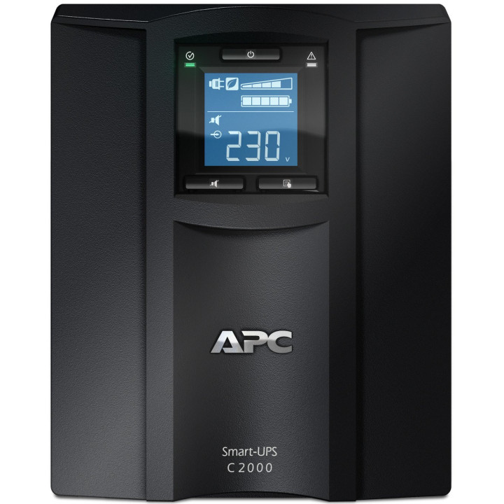 Непрекъсваем ТЗИ APC Smart-UPS C, 2000VA/1300W, LCD, Line-Interactive - SMC2000I - 3