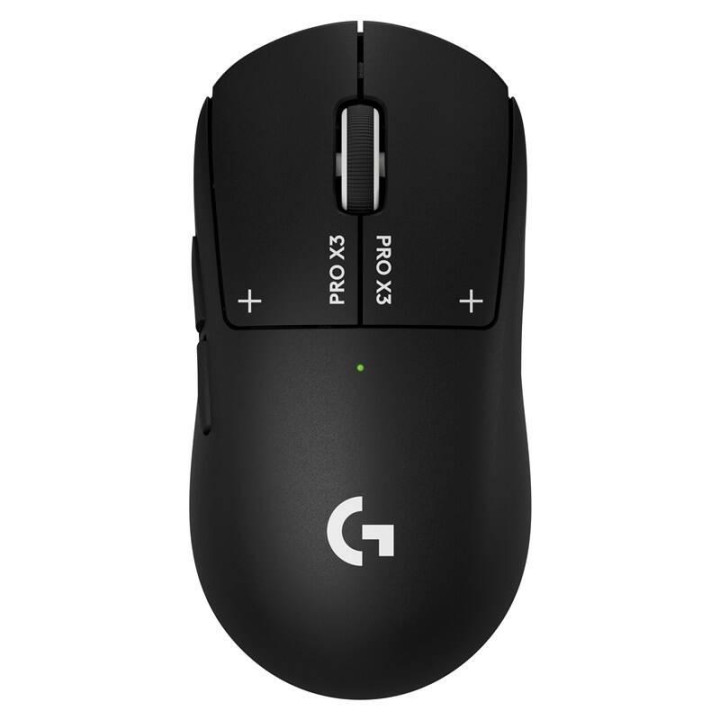 Безжична геймърска мишка Logitech G Pro X3 Superstrike, 48000 DPI, HERO 2, Черна - 910-007878 - 1