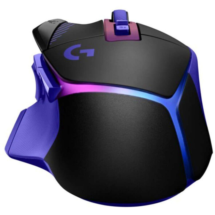 Безжична геймърска мишка Logitech G502 X Plus Lightsync RGB, 44000 dpi, Dark Lilac - 910-007810 - 3