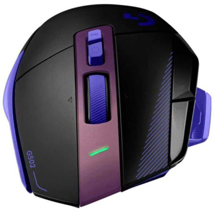 Безжична геймърска мишка Logitech G502 X Plus Lightsync RGB, 44000 dpi, Dark Lilac - 910-007810 - 4