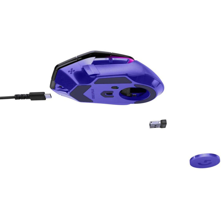 Безжична геймърска мишка Logitech G502 X Plus Lightsync RGB, 44000 dpi, Dark Lilac - 910-007810 - 10