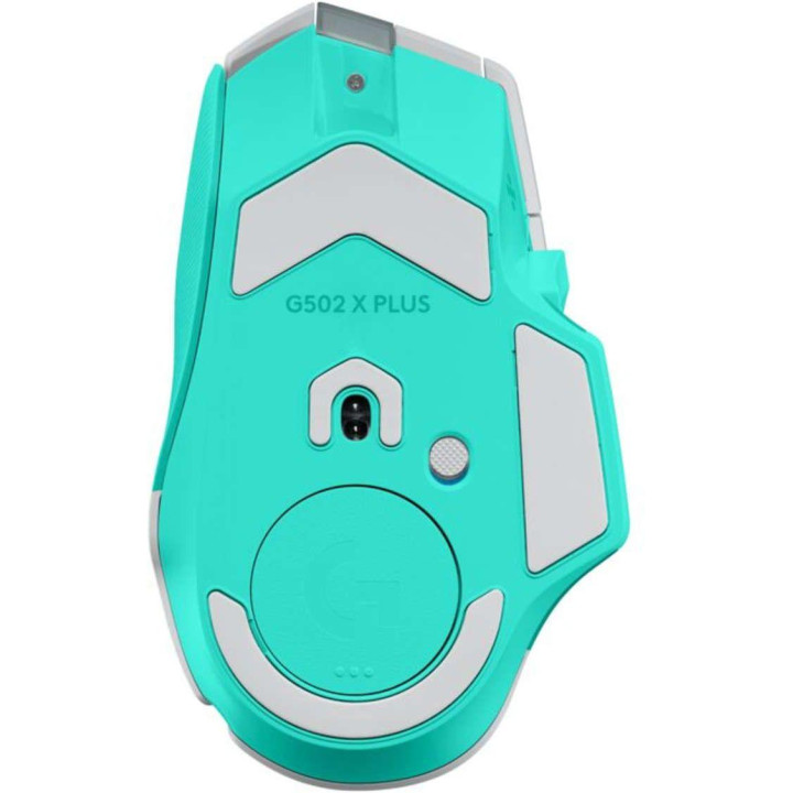 Безжична геймърска мишка Logitech G502 X Plus Lightsync RGB, 12+1 бутона, 44000 dpi, Mint - 910-007819 - 4