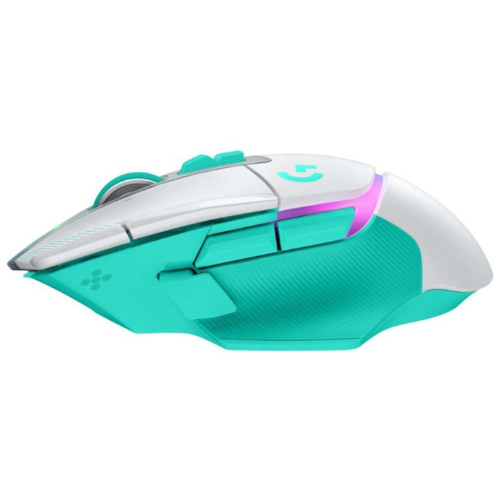 Безжична геймърска мишка Logitech G502 X Plus Lightsync RGB, 12+1 бутона, 44000 dpi, Mint - 910-007819 - 5