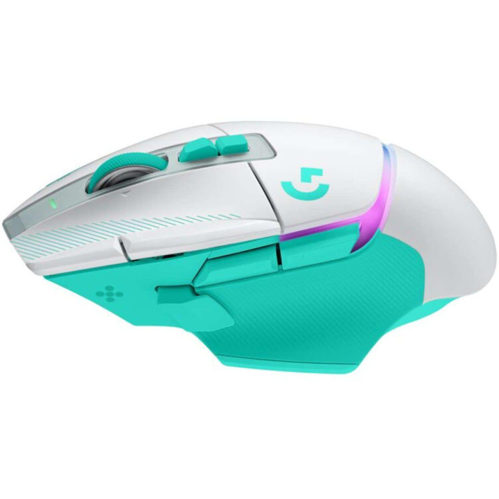 Безжична геймърска мишка Logitech G502 X Plus Lightsync RGB, 12+1 бутона, 44000 dpi, Mint - 910-007819 - 8