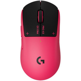 Безжична геймърска мишка Logitech G Pro X3 Superstrike, HERO 2 48000 DPI, Magenta Eclipse - 910-007827 - 1