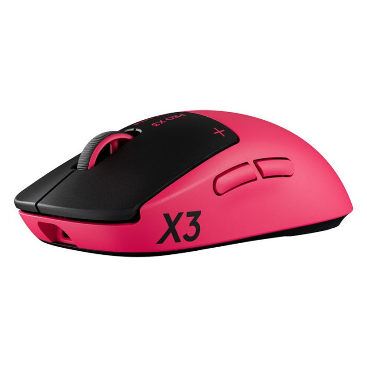 Безжична геймърска мишка Logitech G Pro X3 Superstrike, HERO 2 48000 DPI, Magenta Eclipse - 910-007827 - 10