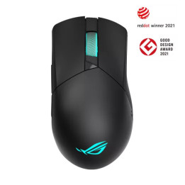Безжична геймърска мишка ASUS ROG Gladius III Wireless AimPoint, 36000 DPI, 6+1 бутона, ROG Micro Switches - 90MP02Y0-BMUA01 - 1