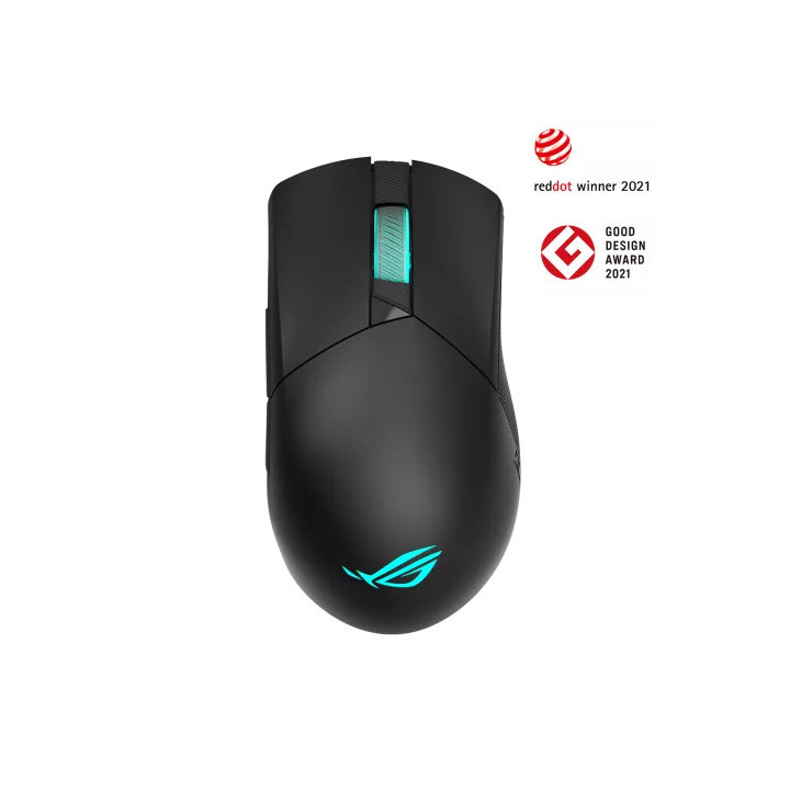 Безжична геймърска мишка ASUS ROG Gladius III Wireless AimPoint, 36000 DPI, 6+1 бутона, ROG Micro Switches - 90MP02Y0-BMUA01 - 1
