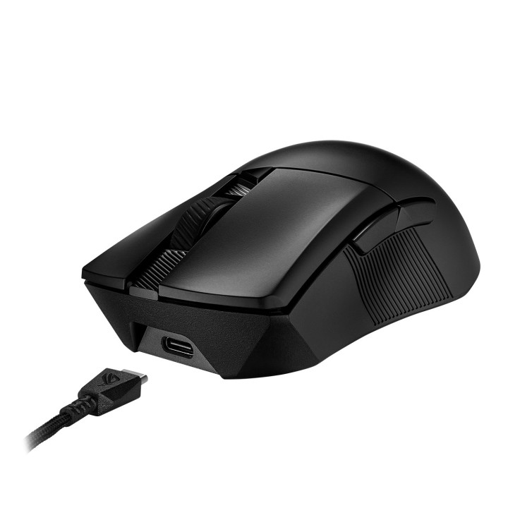Безжична геймърска мишка ASUS ROG Gladius III Wireless AimPoint, 36000 DPI, 6+1 бутона, ROG Micro Switches - 90MP02Y0-BMUA01 - 6