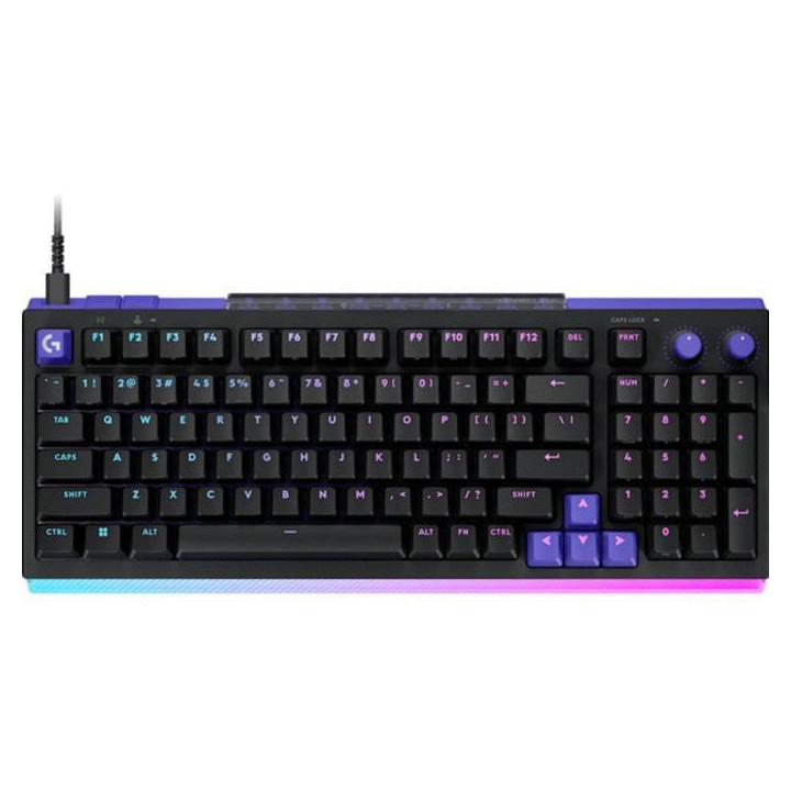 Геймърска механична клавиатура Logitech G512 X 98, Dual Swap Linear Analog/Mechanical Switch, RGB подсветка, USB - 920-013981 - 