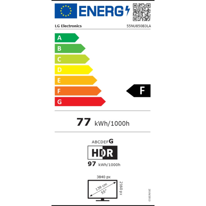 Телевизор LG 55NU850B3LA, 55" (139.70 cm) 4K Ultra HD Smart TV, 3840x2160, DVB-T2/C/S2, Alpha7 AI Processor Gen9, webOS 26 ThinQ