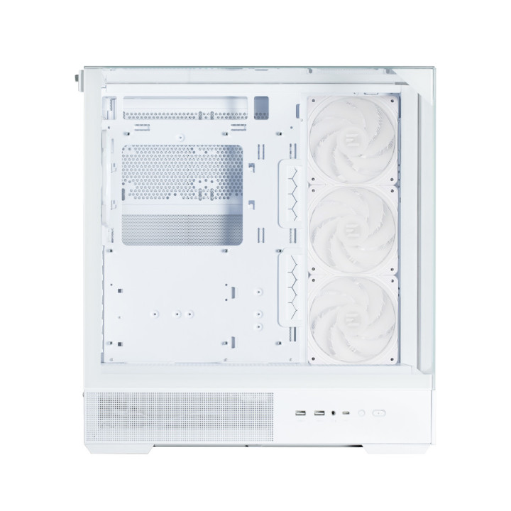 Кутия за компютър Zalman P40 PRISM+ ATX Mid-Tower, Бяла, 4x 120mm ARGB вентилатора, Tempered Glass - P40 PRISM PLUS WHITE - 5