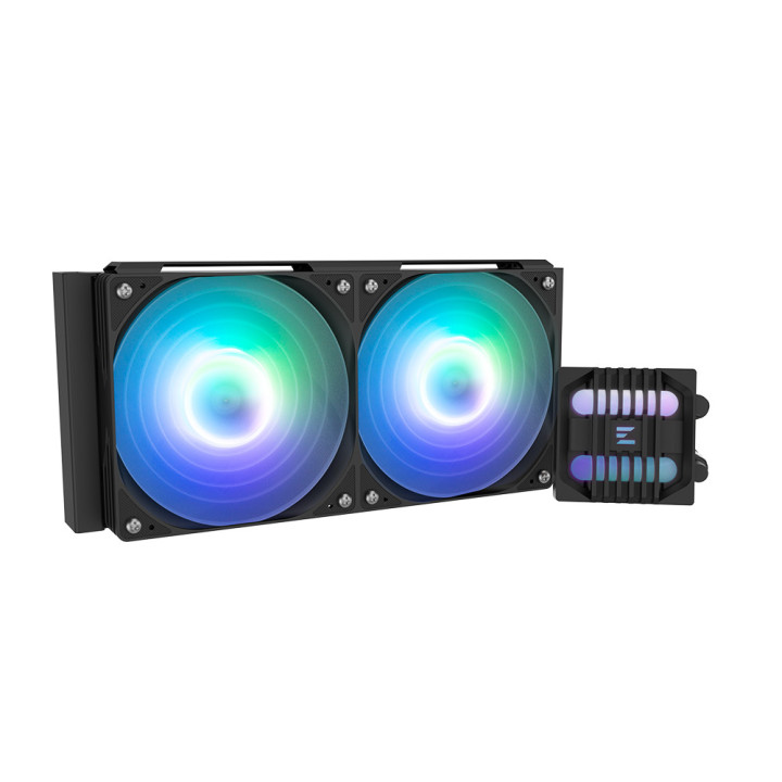 Водно охлаждане за процесор Zalman Alpha2 SE A24, 240mm радиатор, 2x120mm ARGB вентилатора - ALPHA2 SE A24 BLACK - 1
