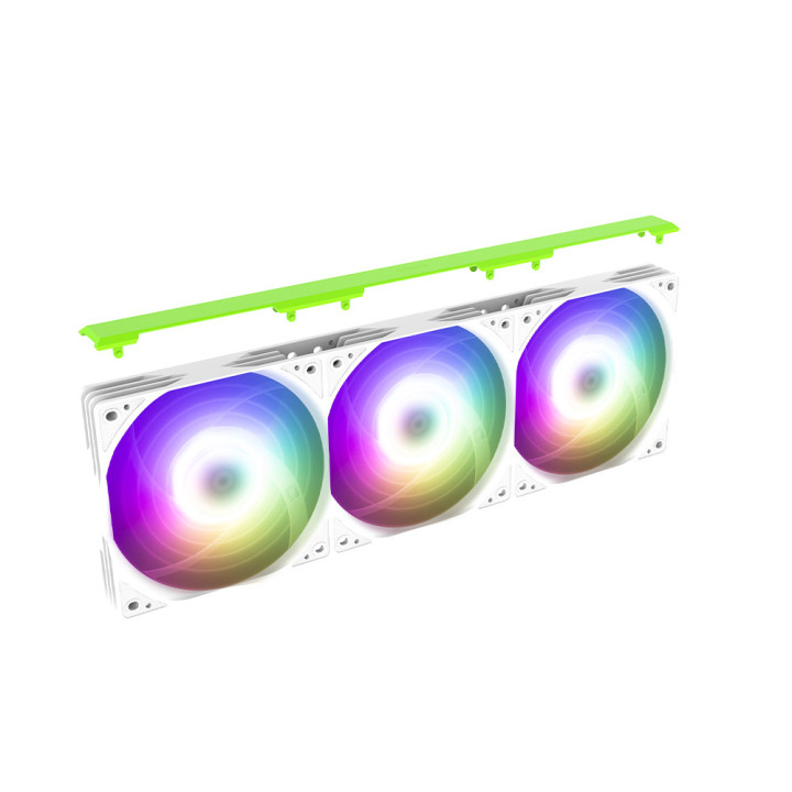 Водно охлаждане за процесор Zalman Alpha2 SE A36, 360mm радиатор, 3x120mm вентилатора, RGB подсветка - ALPHA2 SE A36 WHITE - 4