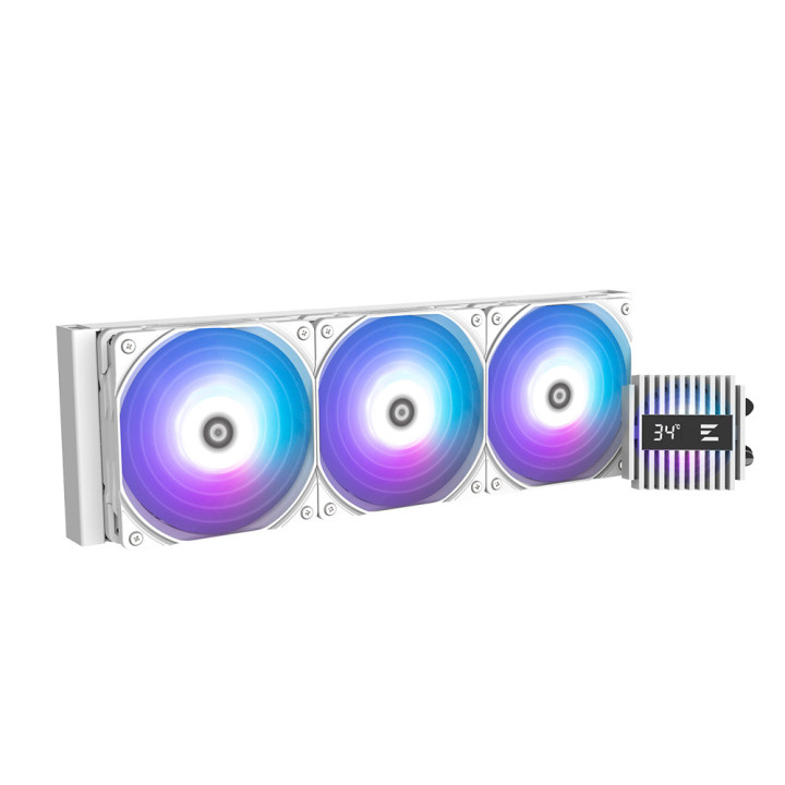 Водно охлаждане за процесор Zalman Alpha2 A36, 360mm радиатор, 3x120mm ARGB вентилатори, Intel LGA1851/1700/1200/115X, AMD AM5/A