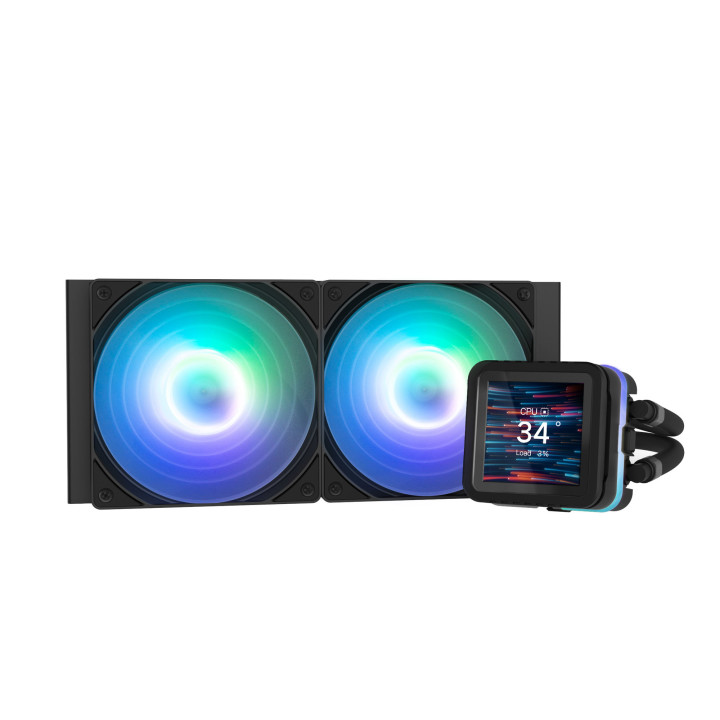 Водно охлаждане за процесор ZALMAN Alpha2 DS A24, 120mm радиатор, ARGB вентилатор - ALPHA2 DS A24 BLACK - 1