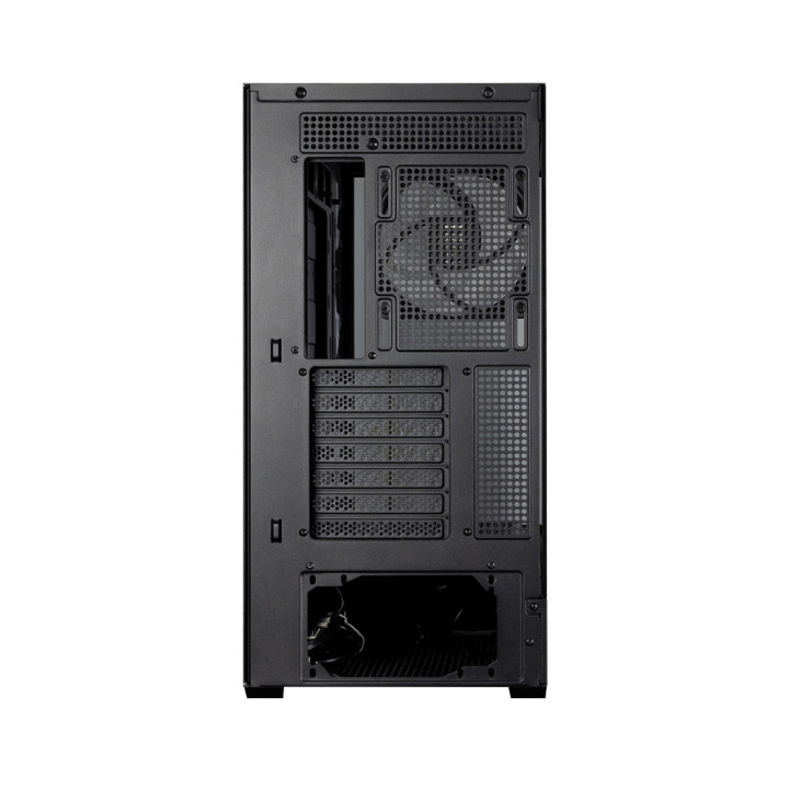Кутия за компютър Zalman P40 DS, ATX Mid Tower, 9.1" LCD дисплей, 4x120mm ARGB вентилатори, Tempered Glass - P40 DS BLACK - 10