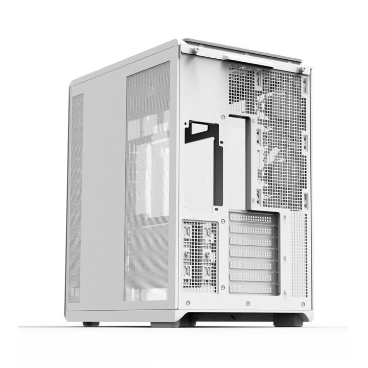 Кутия за компютър ZALMAN P60, ATX Mid-Tower, Tempered Glass, 5x120mm ARGB вентилатора, бяла - P60 WHITE - 12