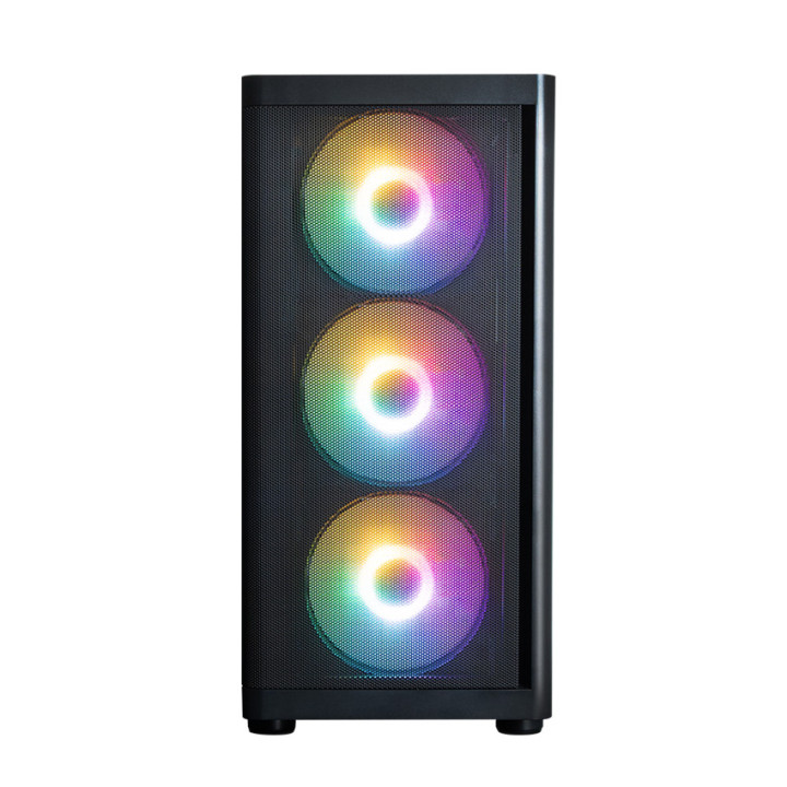 Кутия за компютър ZALMAN M4 SE, mATX Mini-Tower, Tempered Glass, 6x120mm RGB вентилатора - M4 SE BLACK - 4