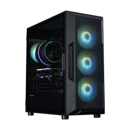 Кутия за компютър Zalman i3 NEO ARGB V2, ATX Mid-Tower, 4x120mm ARGB вентилатора, Tempered Glass - I3 NEO ARGB V2 BLACK - 1