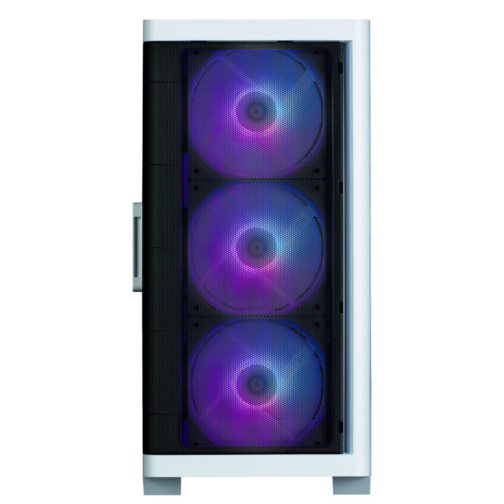 Кутия за компютър ZALMAN M4, mATX Mini-Tower, Tempered Glass, 4x120mm ARGB вентилатора, бяла - M4 WHITE - 4