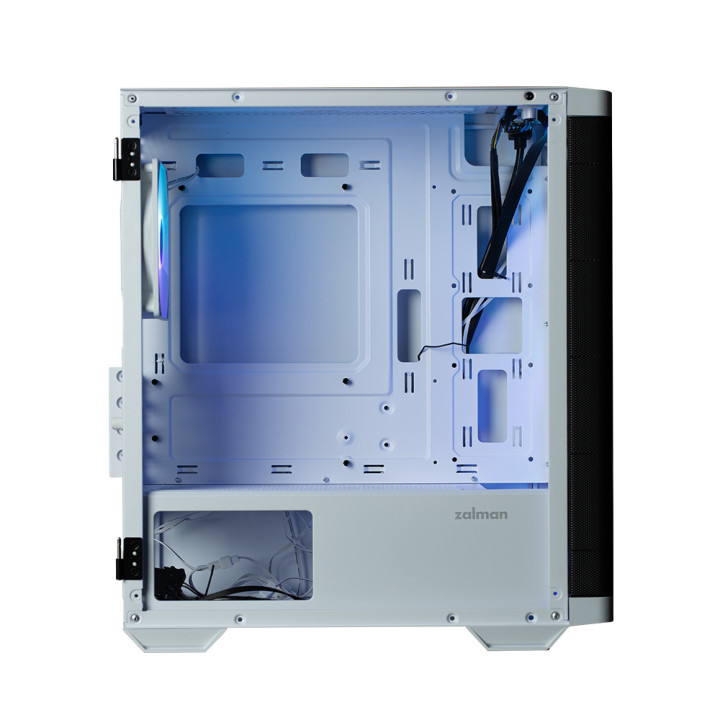 Кутия за компютър ZALMAN M4, mATX Mini-Tower, Tempered Glass, 4x120mm ARGB вентилатора, бяла - M4 WHITE - 5
