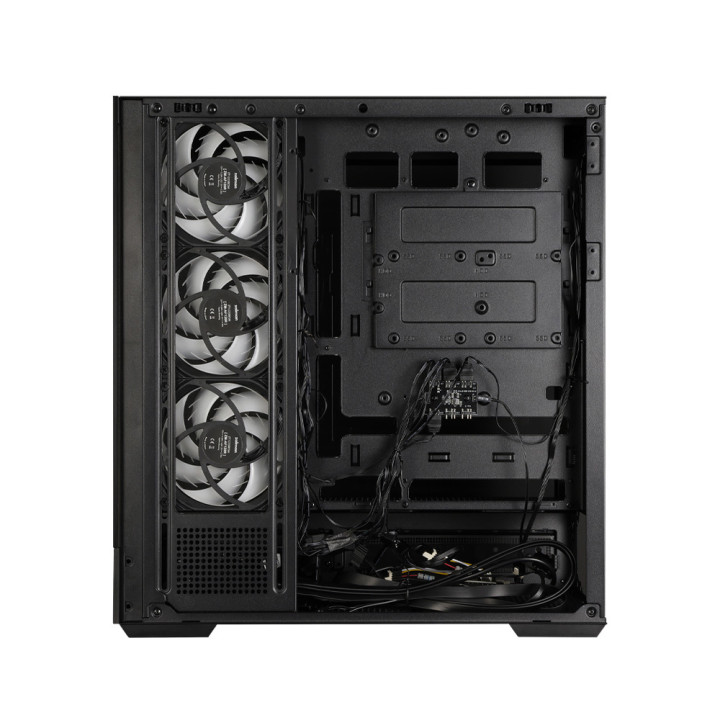 Кутия за компютър Zalman P40 NAMU, ATX Mid-Tower, 4x120mm ARGB вентилатора, Tempered Glass - P40 NAMU BLACK - 10