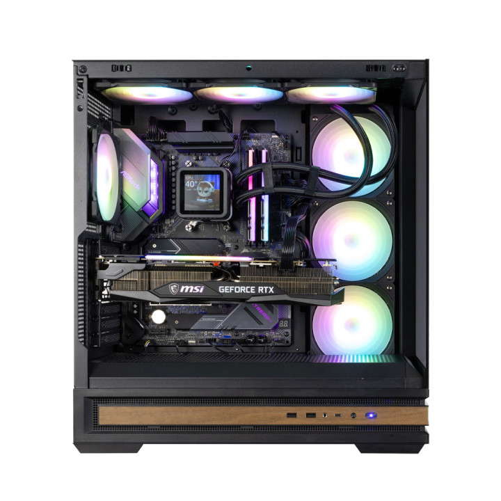 Кутия за компютър Zalman P40 NAMU, ATX Mid-Tower, 4x120mm ARGB вентилатора, Tempered Glass - P40 NAMU BLACK - 11